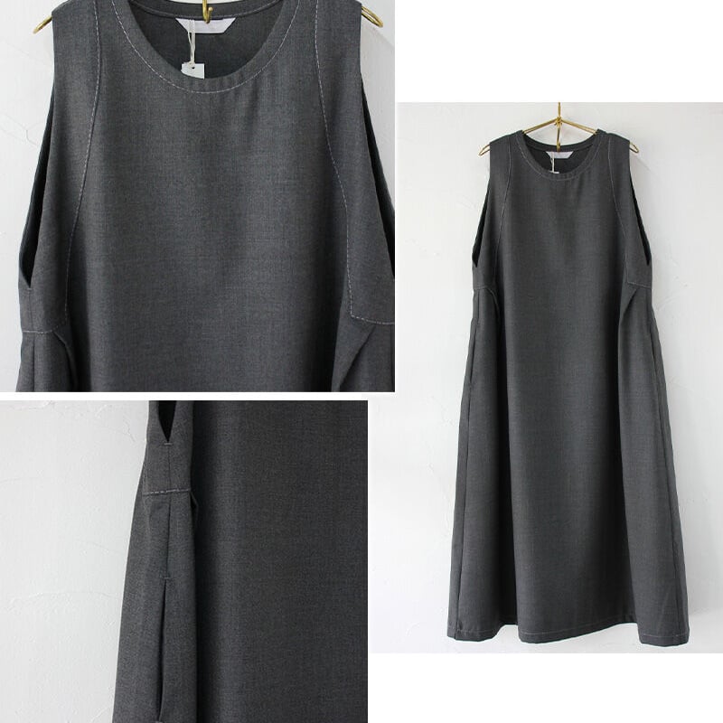 美品 homspun ウールタータンワンピース&スカーフ ゆったり 日本製 homspun ホームスパン|服,ワンピース,シャツ,ブラウス,パンツ
