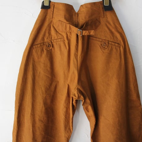 ASEEDONCLOUD アシードンクラウド　Old functional cloth Kiokushi trousers  #キャメル、ダークグリーン　【送料無料】