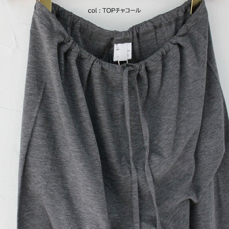 homspun ホームスパン  天竺ロング丈スパッツ　#TOPチャコール、ブラック、ダークネイビー