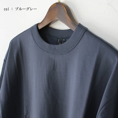 TRAVAIL MANUEL トラバイユマニュアル　クラシック天竺長袖バインダーTシャツ