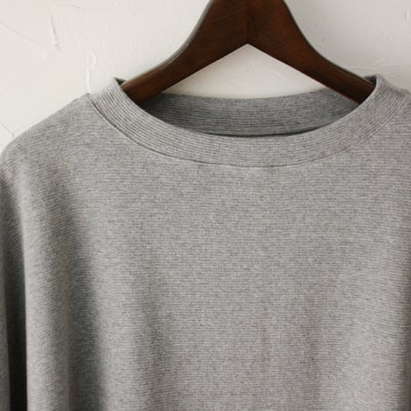 LinenYa リネンヤ　ミリタリー復刻フライス7分袖Tシャツ　#グレー　【送料無料】