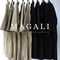 MAGALI マガリ　コットンリネンウェザートレンチコート　#ベージュ、ブラック　【送料無料】