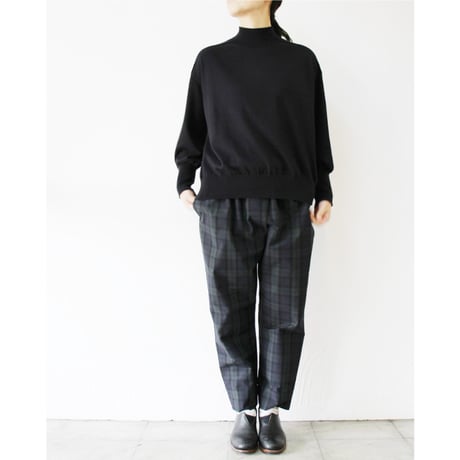 TRAVAIL MANUEL トラバイユマニュアル　T/Cチェックノームパンツ　#ブラックウォッチ