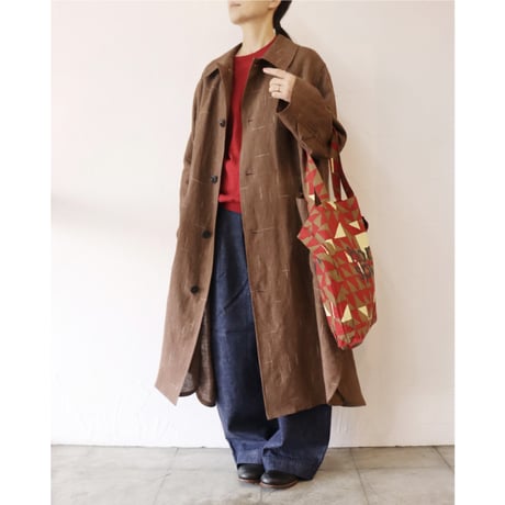 SUSURI ススリ　イロープコート　＃brown 【送料無料】