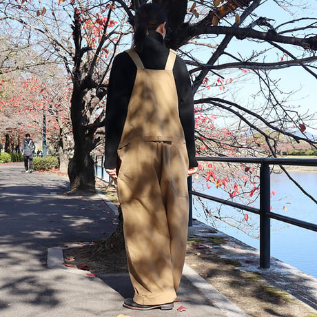 ASEEDONCLOUD アシードンクラウド　Oiled sail cotton Shared work wader　#camel　【送料無料】