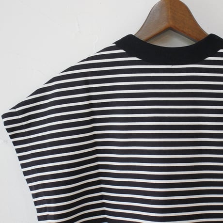 TRAVAIL MANUEL トラバイユマニュアル　ミディボーダーフレンチTシャツ