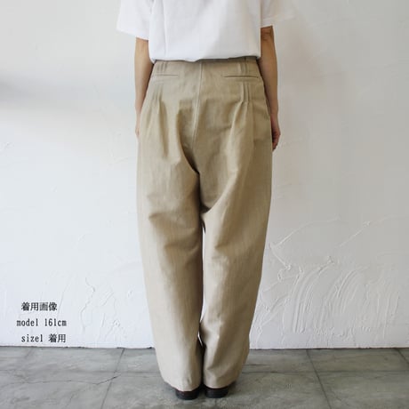 SUSURI ススリ　コネマラパンツ　#beige 【送料無料】
