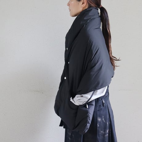 miffew ミフュー　REVERSIBLE DOWN CAPE　リバーシブルダウンケープ　【送料無料】