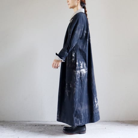 ASEEDONCLOUD アシードンクラウド　Fog forest denim Tea garden gown #black 【送料無料】