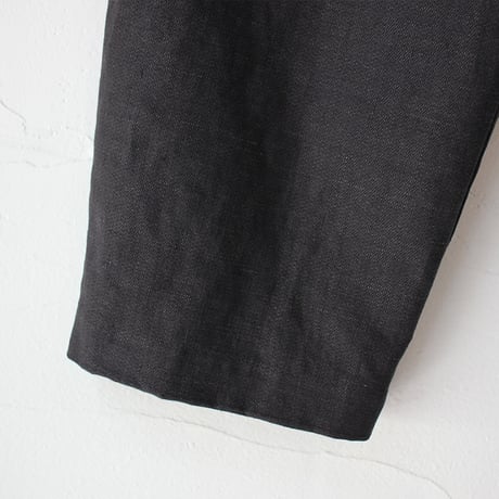 atelier naruse アトリエナルセ　リネンコットンサルエルパンツ　#キナリ、チャコール