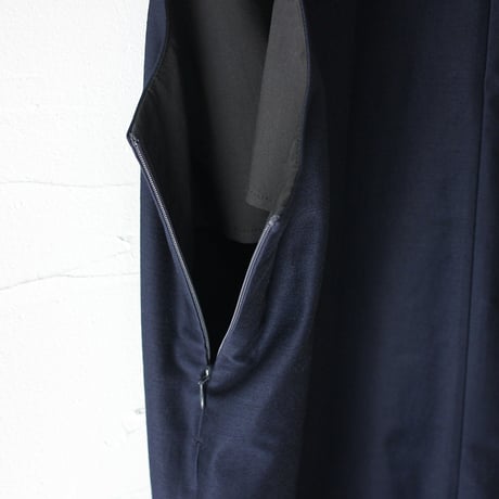 **またまたまた再入荷**LinenYa リネンヤ　Vネックジャンパースカート　#ブラック、ネイビー