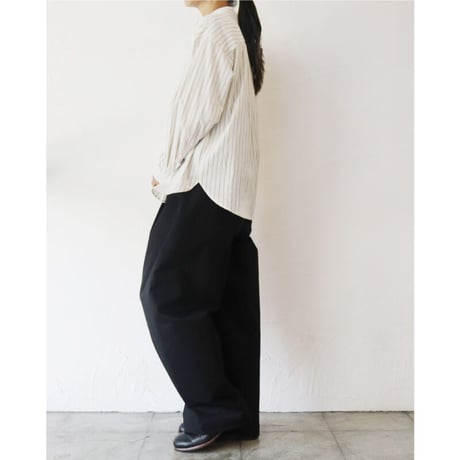 TRAVAIL MANUEL トラバイユマニュアル　コンパクトチノストレッチコクーンパンツ　　【送料無料】