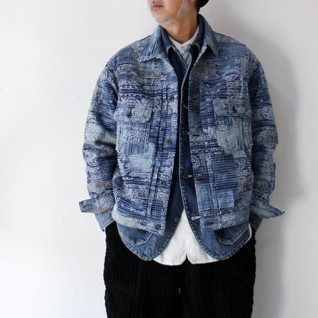 FUNSET OF ART ファンセットオブアート COF IDGバンダナBORO2nd GJKT #indigo 【送料無料】