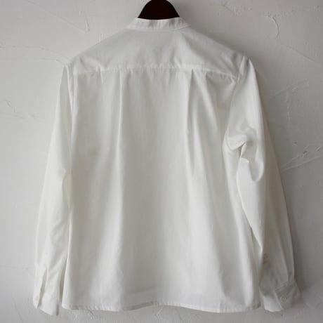 **再入荷** LinenYa リネンヤ　スタンダードブラウス　#ネイビー、ホワイト