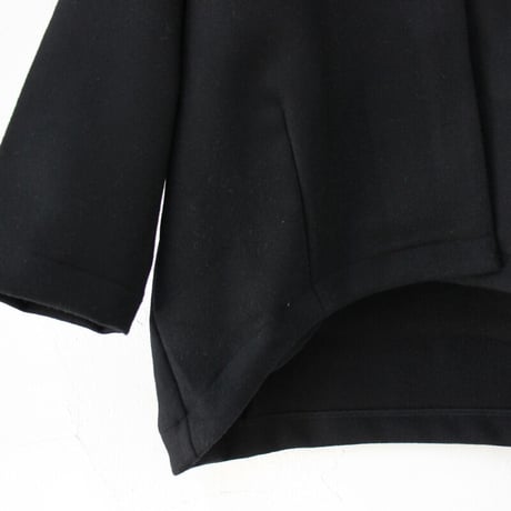 **メーカー在庫最終分再入荷** maomade マオメイド　ウールカシミアストレッチコクーンジャケット　#キャメル、ブラック