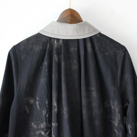 ASEEDONCLOUD アシードンクラウド　Fog forest denim Tea garden gown #black 【送料無料】