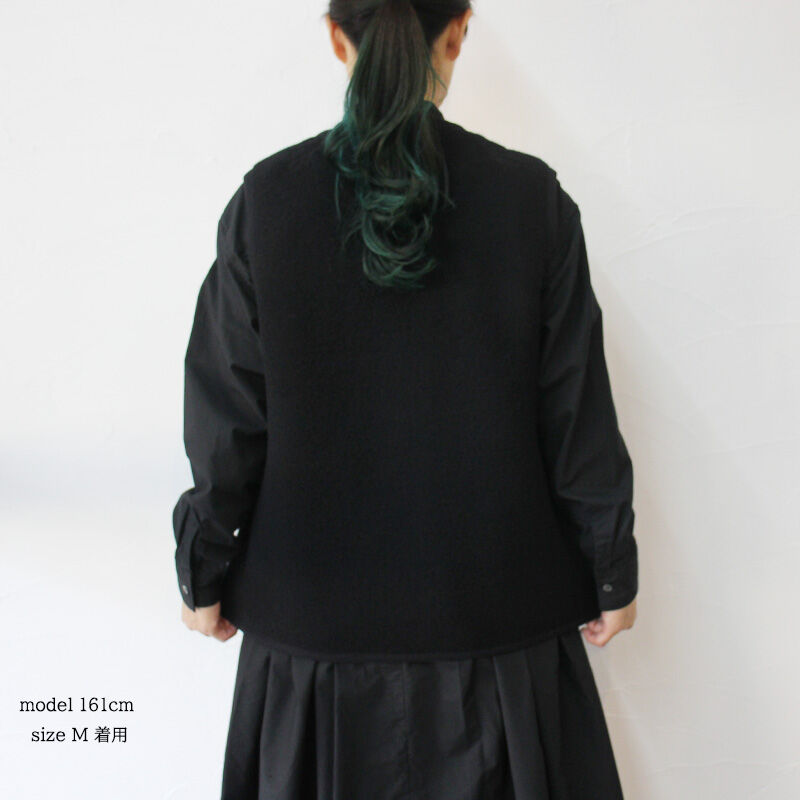 ASEEDONCLOUD アシードンクラウド Kigansai wool fleece ves...