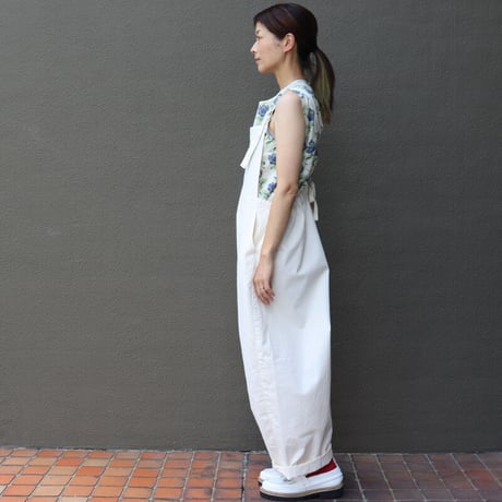Brocante ブロカント　20sミニヘリンボンバンドルサロペット　#アイボリー、モカブラウン、ブラスト、ブラック