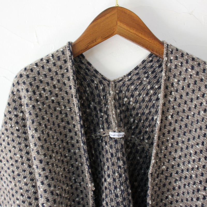 再入荷**homspun ホームスパン ナチュラルネップジャガード