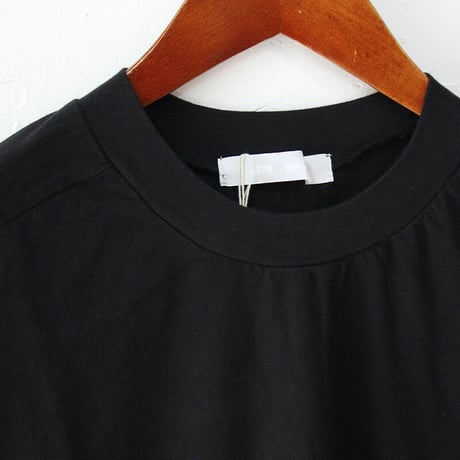 **2024s/s分到着** homspun ホームスパン 30/1天竺キャップスリーブTシャツ　#サラシ、ブラック、ネイビー