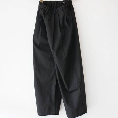 TRAVAIL MANUEL トラバイユマニュアル　コットントロピカルバームパンツ　#ブラック
