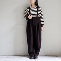 SUSURI ススリ　ムースパンツ　#brown,navy 【送料無料】