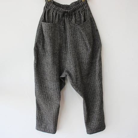 atelier naruse アトリエナルセ shetland wool linen sarrouel pants　シェットランドウールリネンサルエルパンツ