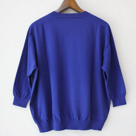 **またまたまた再入荷**  LinenYa リネンヤ as it is.　コットンクルーネック7分袖ニット　【送料無料】