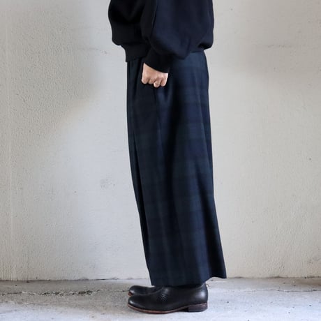 **2025a/w分到着**atelier naruse アトリエナルセ　wool flannel gaucho pants　ウールフラノガウチョパンツ　【送料無料】