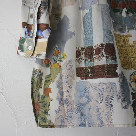 ASEEDONCLOUD アシードンクラウド　Travel memories print Kafusho shirt #マルチ　【送料無料】