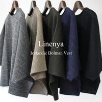 Linenya リネンヤ　アイスランディックドルマンベスト　【送料無料】