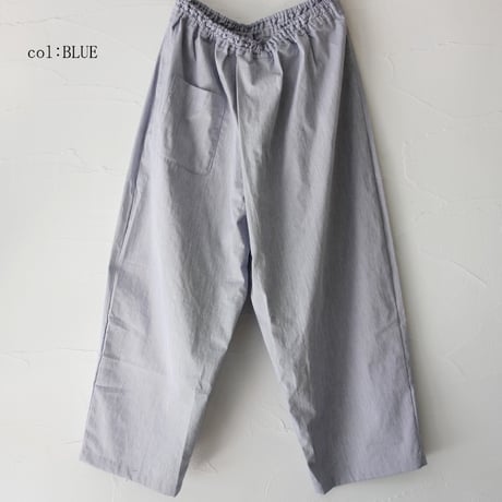 **再入荷** LinenYa リネンヤ　コードレーンワンタックパンツ　#ブルー、グレー　【送料無料】
