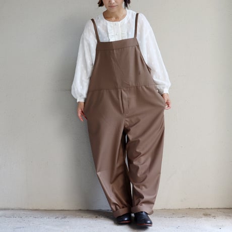 MAGALI マガリ　コットンスノードットフリルブラウス　#ホワイト、ブラック