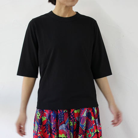 **2025秋冬分到着** homspun ホームスパン　30/1天竺6分袖Tシャツ