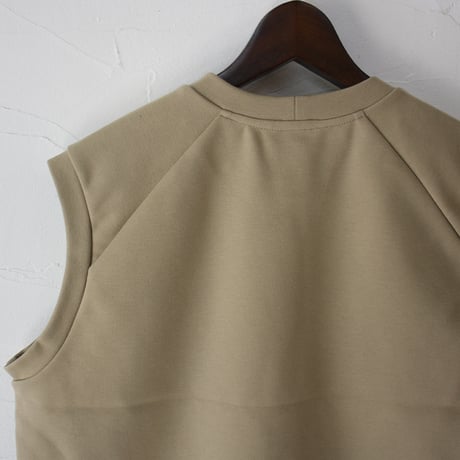 ARTE POVERA アルテポーヴェラ　ポンチ裏起毛ベスト　#ベージュ