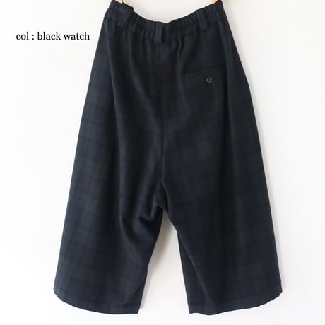 **2025a/w分到着**atelier naruse アトリエナルセ　wool flannel gaucho pants　ウールフラノガウチョパンツ　【送料無料】