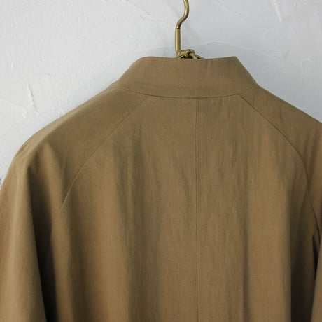 atelier naruse アトリエナルセ　コットンヘンプスタンドカラーコート｜cotton-hemp stand collar coat　【送料無料】