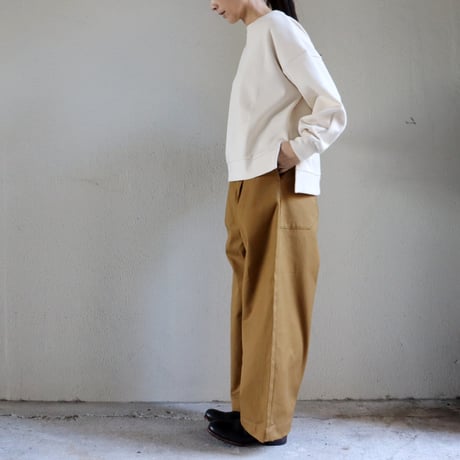 **再々入荷** ASEEDONCLOUD アシードンクラウド　HandWerker　ハンドベイカーワイドトラウザー　#キャメル