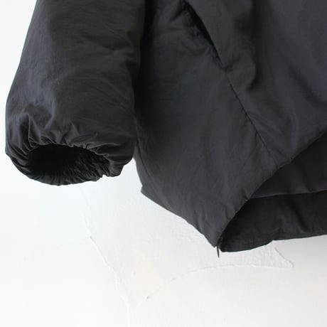 **またまたまた再入荷** LILOU + LILY リルアンドリリー　NO COLLAR DAWN JAKET　ノーカラーダウンジャケット　#ブラック、モカブラウン