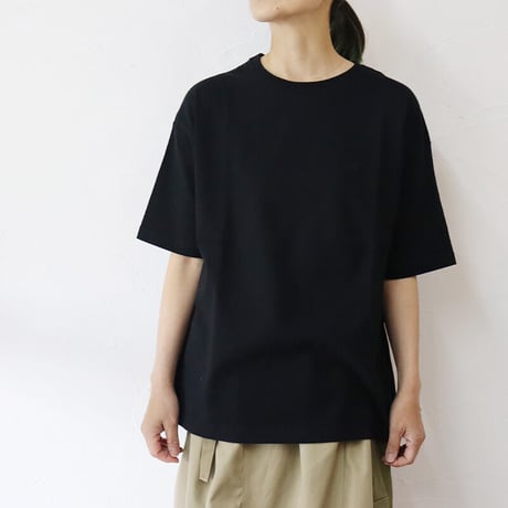 amne アンヌ　半袖”a”Tシャツ　#ホワイト、ラベンダー、ブラック