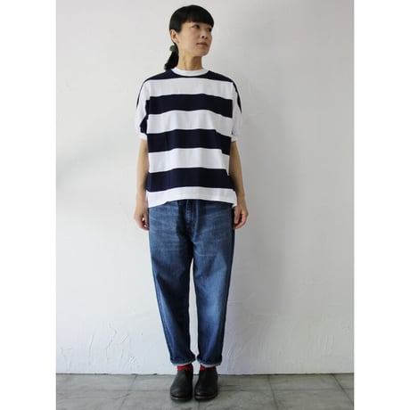 **またまたまた再入荷** sasanqua by trees Loose Tapered Denim ルーズテーパードデニム　#3year Wash【送料無料】