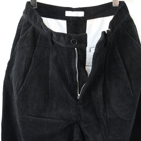 homspun ホームスパン　コーデュロイタックパンツ　#イエロー、ブラック