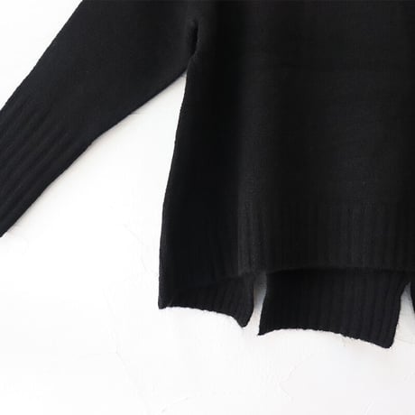 maomade マオメイド　NEWヤクフィールハイネックニット　#オフベージュ、グレージュ、オレンジ、ブラック　【送料無料】