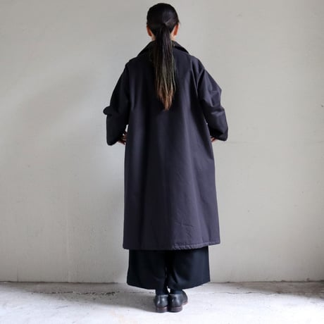**2025a/w分到着**atelier naruse アトリエナルセ　cotton batting coat　コットン中綿コート　【送料無料】