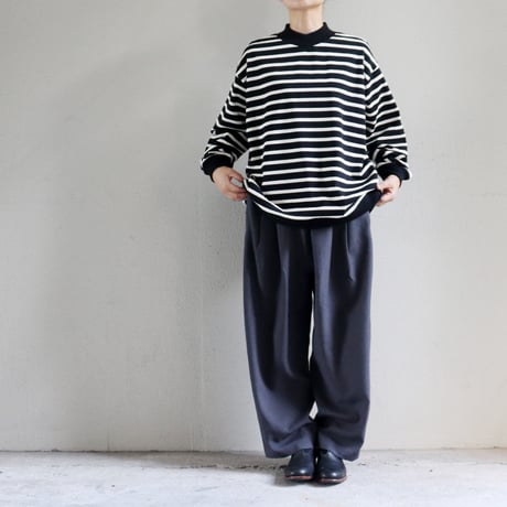 **2026年春夏分到着** TRAVAIL MANUEL トラバイユマニュアル　ドレープツイルバームパンツ 【送料無料】