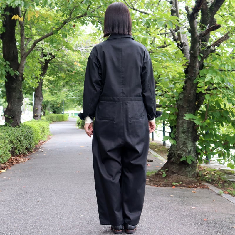 atelier naruse アトリエナルセ コットンカシュクールジャンプスーツ