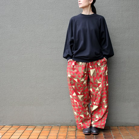 **2024s/s分到着**atelier naruse アトリエナルセ　コットン鹿の子バルーンカットソー　cotton kanoko balloon cut&sewn