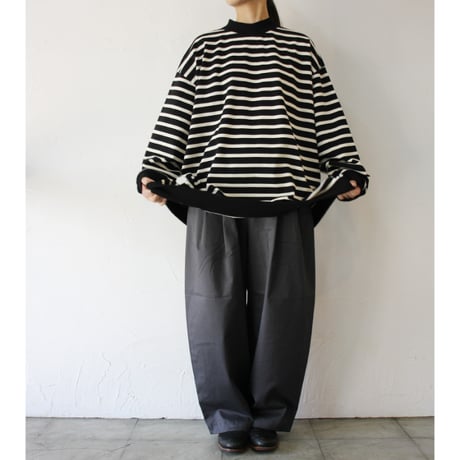 amne アンヌ　" NEW " BORDER gride fish mouth　【送料無料】