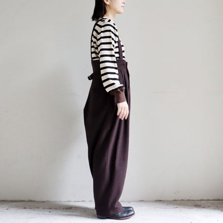 SUSURI ススリ　ムースパンツ　#brown,navy 【送料無料】