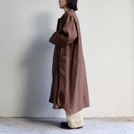 SUSURI ススリ　イロープコート　＃brown 【送料無料】